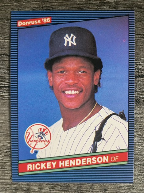 1986 Donruss #51 Rickey Henderson