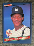 1986 Donruss #51 Rickey Henderson