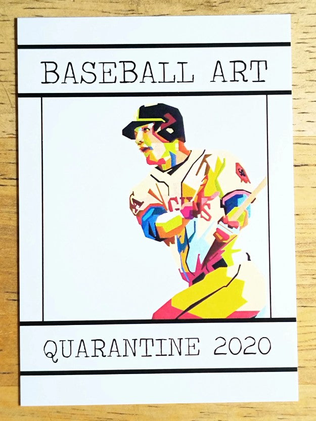 2020 Gypsy Oak Quarantine Art Project Color #2 Mike Trout
