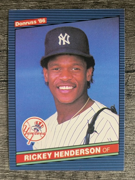 1986 Donruss #51 Rickey Henderson