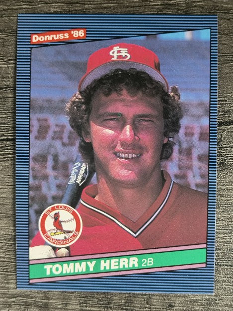 1986 Donruss #83 Tommy Herr