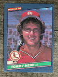 1986 Donruss #83 Tommy Herr