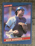 1986 Donruss #93 Mike Scioscia