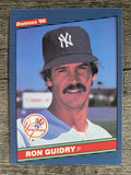 1986 Donruss #103 Ron Guidry