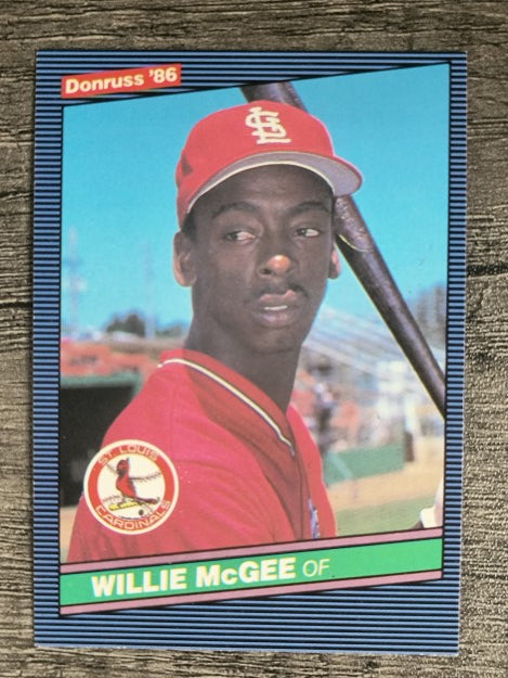1986 Donruss #109 Willie McGee