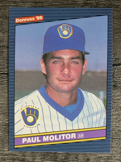 1986 Donruss #124 Paul Molitor