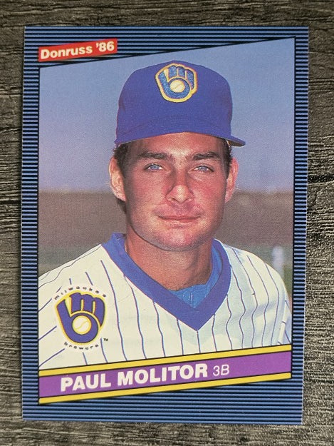 1986 Donruss #124 Paul Molitor