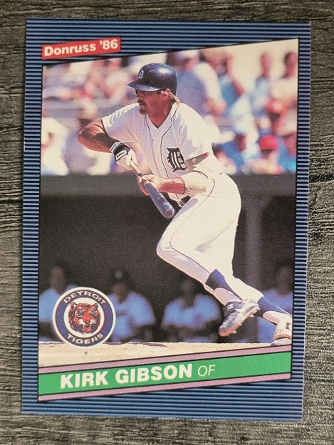 1986 Donruss #125 Kirk Gibson