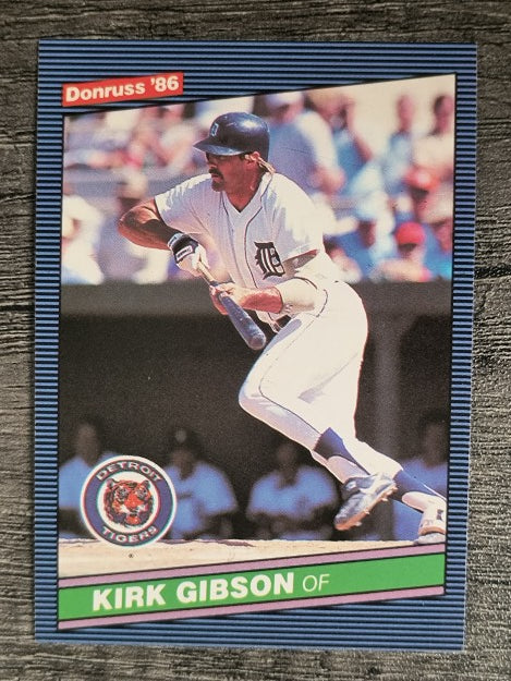 1986 Donruss #125 Kirk Gibson