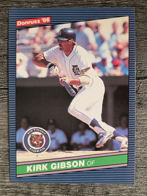 1986 Donruss #125 Kirk Gibson