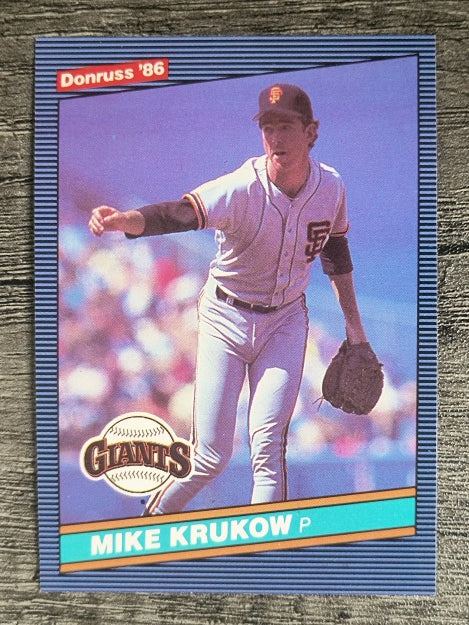 1986 Donruss #143 Mike Krukow