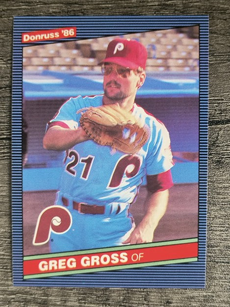 1986 Donruss #163 Greg Gross