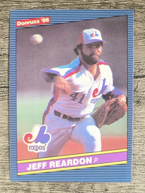 1986 Donruss #209 Jeff Reardon