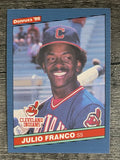 1986 Donruss #216 Julio Franco