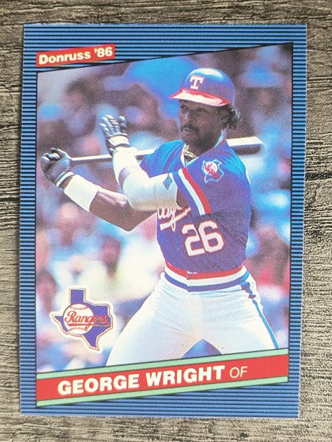 1986 Donruss #220 George Wright
