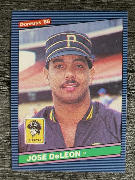 1986 Donruss #235 Jose DeLeon