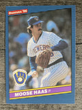1986 Donruss #237 Moose Haas