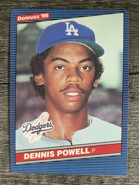 1986 Donruss #250 Dennis Powell