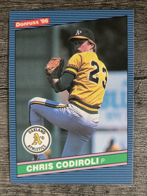 1986 Donruss #278 Chris Codiroli