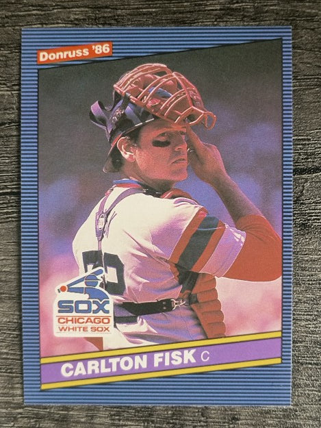 1986 Donruss #366 Carlton Fisk