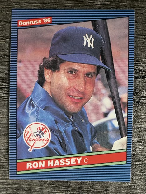 1986 Donruss #370 Ron Hassey