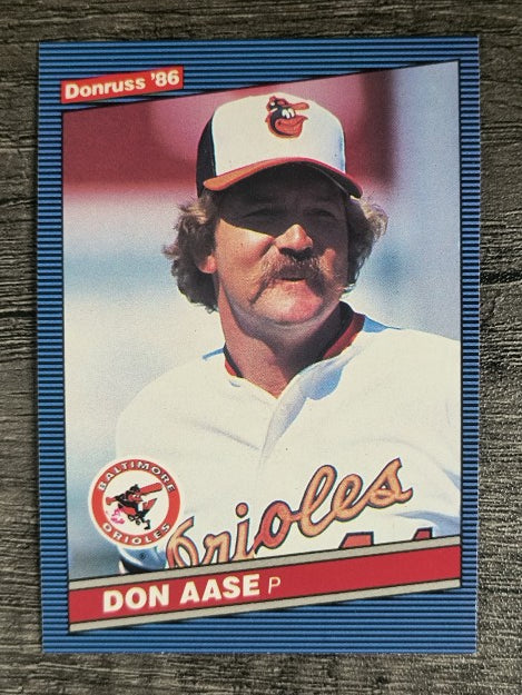 1986 Donruss #392 Don Aase