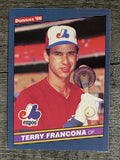 1986 Donruss #401 Terry Francona