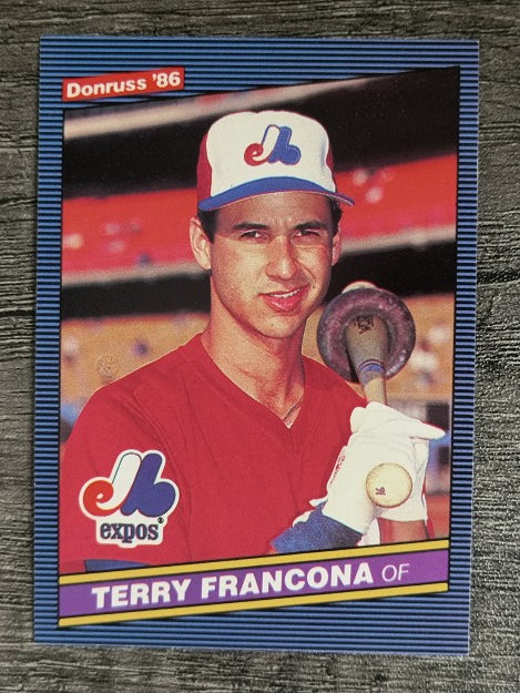 1986 Donruss #401 Terry Francona