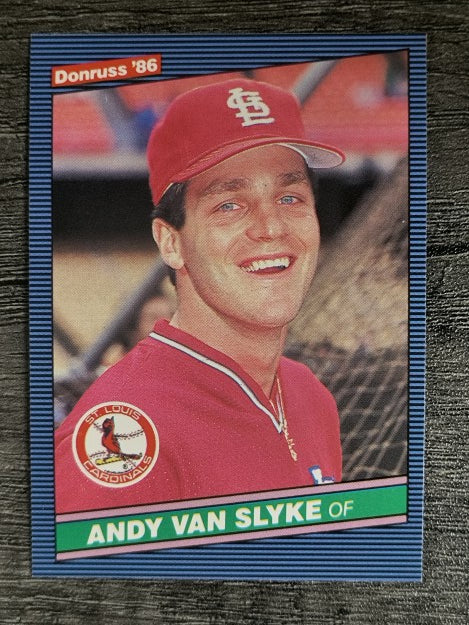 1986 Donruss #412 Andy Van Slyke