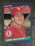 1986 Donruss #412 Andy Van Slyke