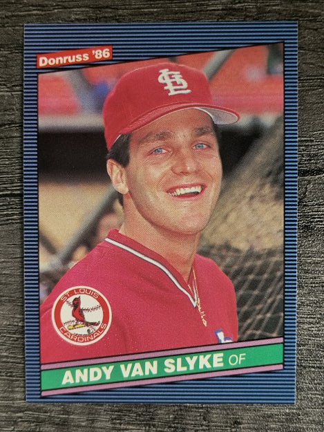 1986 Donruss #412 Andy Van Slyke