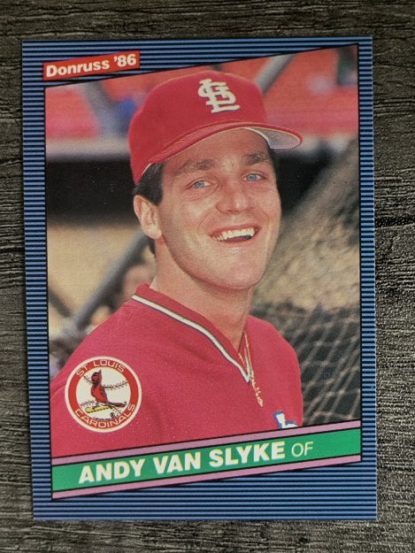 1986 Donruss #412 Andy Van Slyke