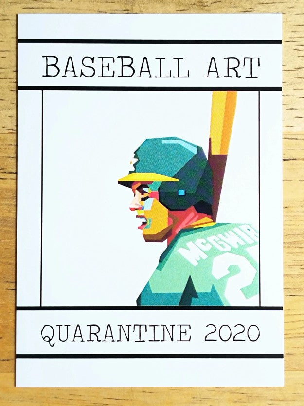 2020 Gypsy Oak Quarantine Art Project Color #12 Mark McGwire