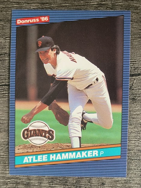 1986 Donruss #445 Atlee Hammaker