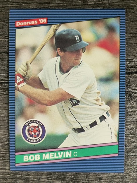 1986 Donruss #456 Bob Melvin