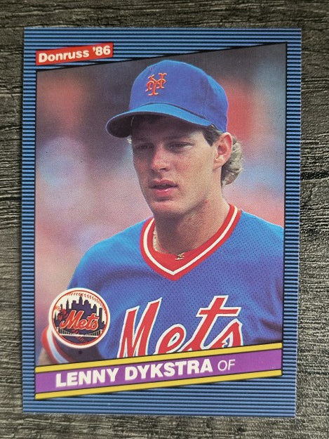 1986 Donruss #482 Len Dykstra RC