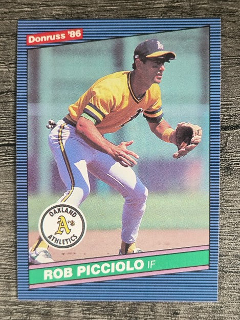 1986 Donruss #497 Rob Picciolo