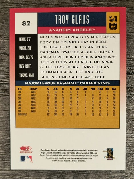 2005 Donruss #82 Troy Glaus
