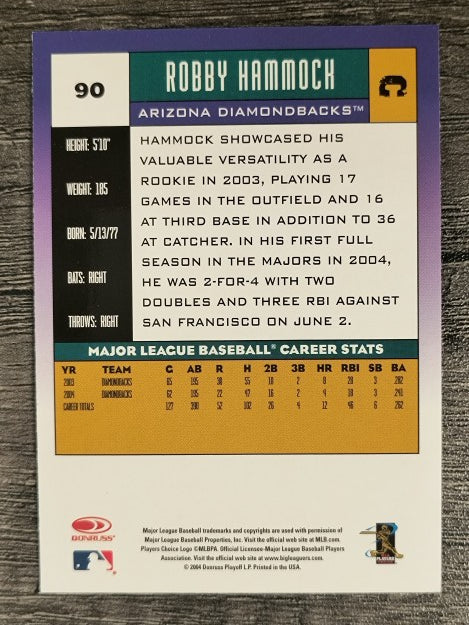 2005 Donruss #90 Robby Hammock