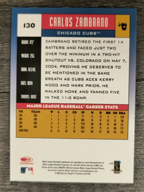 2005 Donruss #130 Carlos Zambrano