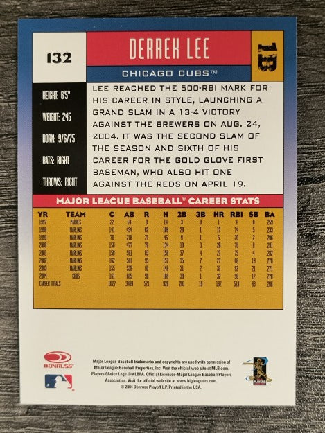2005 Donruss #132 Derrek Lee