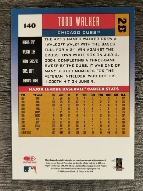 2005 Donruss #140 Todd Walker