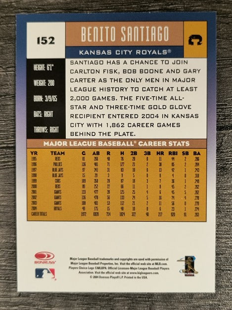 2005 Donruss #152 Benito Santiago