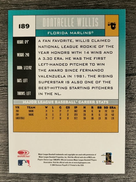 2005 Donruss #189 Dontrelle Willis