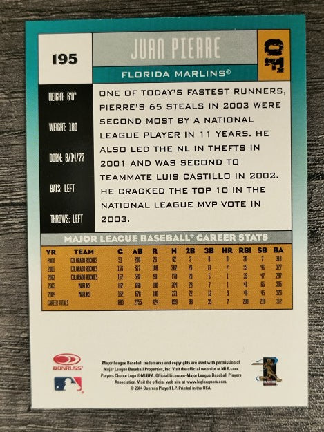 2005 Donruss #195 Juan Pierre