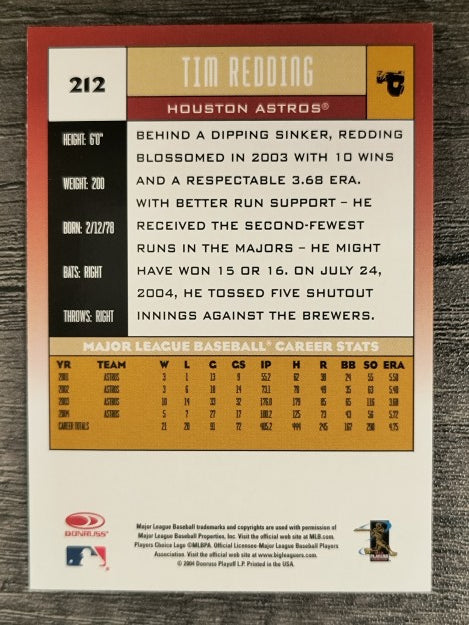 2005 Donruss #212 Tim Redding