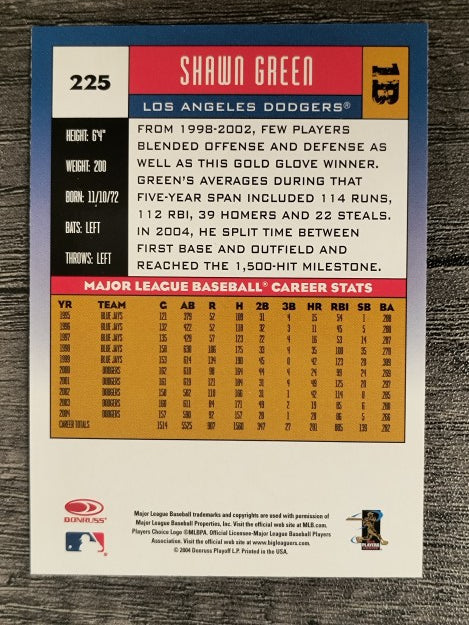 2005 Donruss #225 Shawn Green