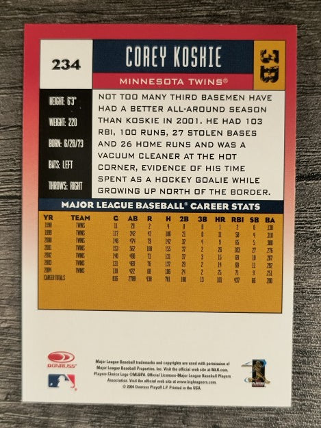2005 Donruss #234 Corey Koskie