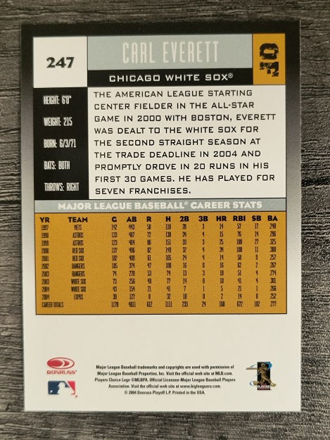 2005 Donruss #247 Carl Everett