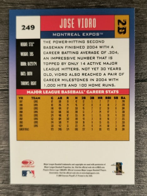 2005 Donruss #249 Jose Vidro